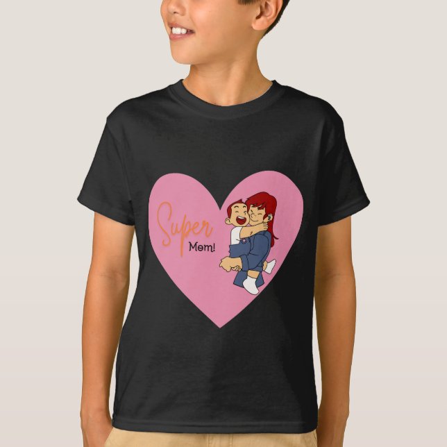 Super Mamma T Shirt (Framsida)