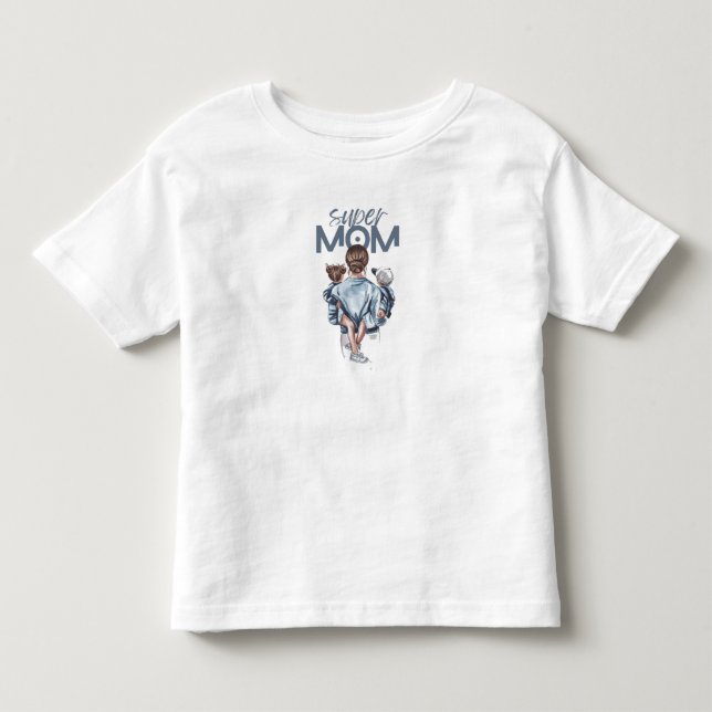 Super Mamma T-shirt  (Framsida)