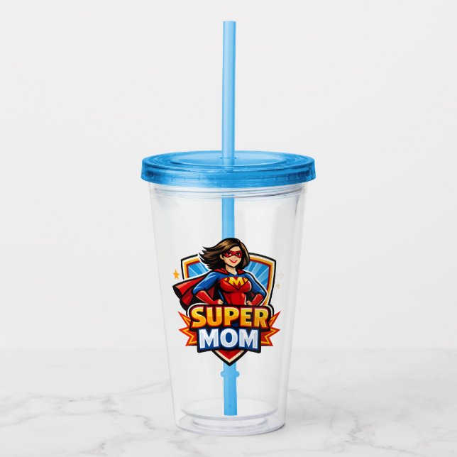 Super Mamma Take Away Mugg (Framsida)
