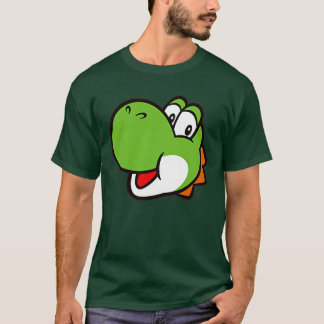 Super Mario Bros Yoshi vänster bröstporträtt famil T Shirt