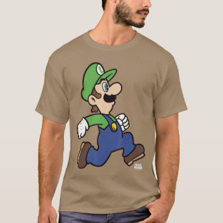 Super Mario Luigi Run Portrait retro T Shirt