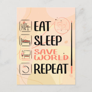 Super Math Lärare Sparar Världen. Tack Gåva Vykort