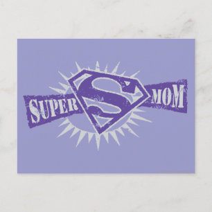 Super Mom Lila Stjärnexplosion Vykort