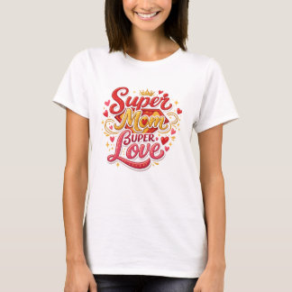 Super Mom Shirt Cute Gift Idea T