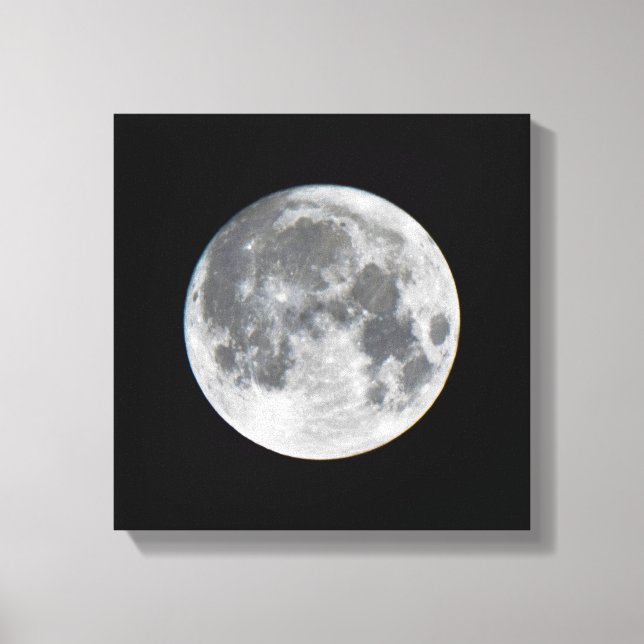 Super Moon | Mendota Heights Minnesota Canvastryck (Framsida)