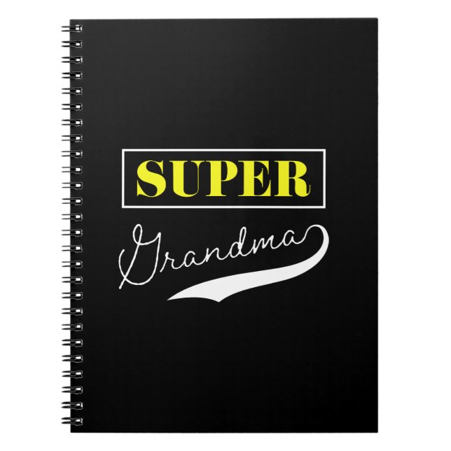 Super Mormor Anteckningsbok (Framsidan)