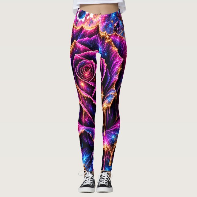 Super nova Rose- ARH Leggings (Framsida)