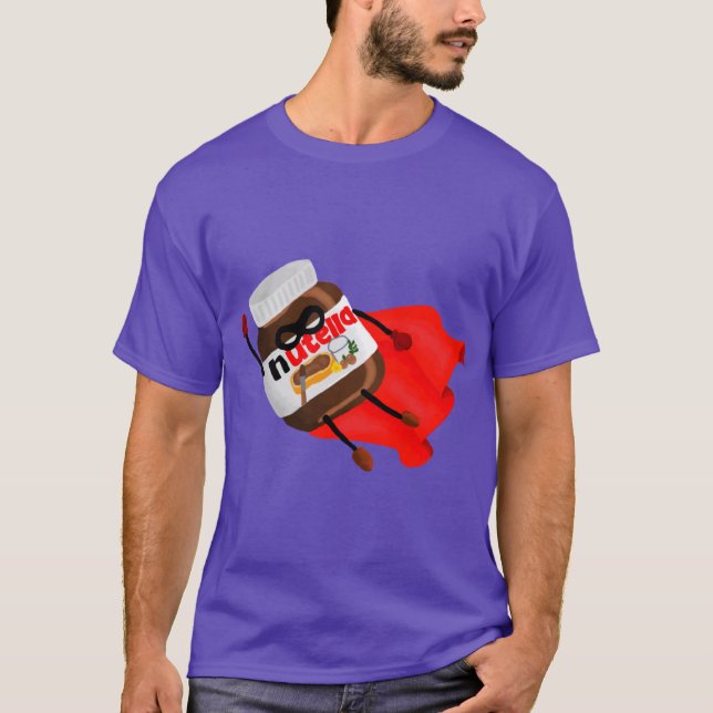 Super Nutella retro T Shirt (Framsida)