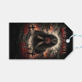 Super Panda Hero — Cute Kawaii Flying Panda Baby B Presentetikett