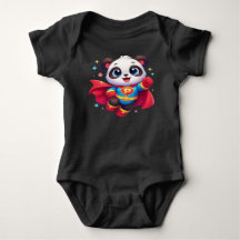 Super Panda Hero — Söt Kawaii Flygande Panda Bebis