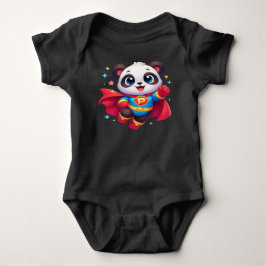 Super Panda Hero — Söt Kawaii Flygande Panda Bebis T Shirt