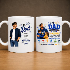 Super Pappa Kaffemugg Design