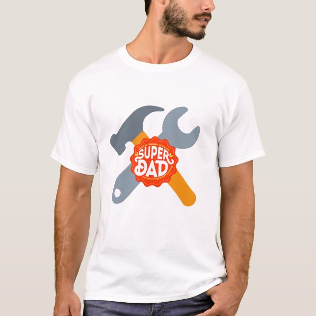 SUPER PAPPA T SHIRT (Framsida)