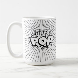 SUPER POP! Gör-det-själv! Serietidnings Pop Art Ku Kaffemugg