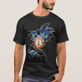 Super Saiyan Blue Goku Silhouette Aura T Shirt