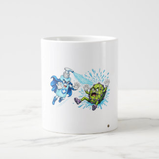 Super Sanitizer vs. Germ Monster Jumbo Mugg