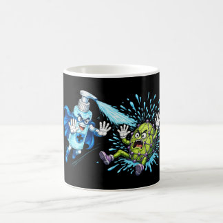 Super Sanitizer vs. Germ Monster Kaffemugg