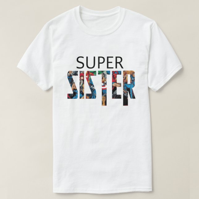 Super sister t shirt (Design framsida)