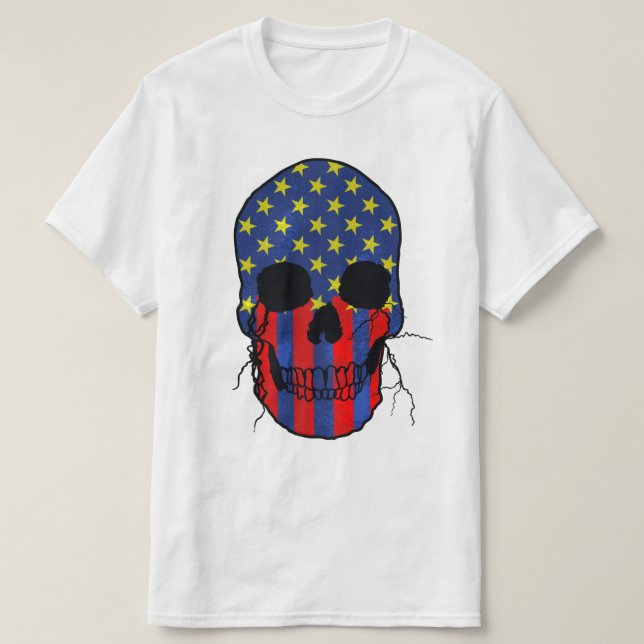 Super Skull Warrior  T Shirt (Design framsida)