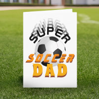 Super Soccer Pappa Fotboll Sport Fars Dag