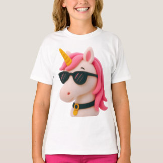 super soft unicorn-style plush style t shirt