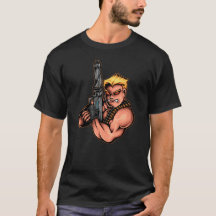 Super Soldat Action Hjälte Retro Spelande