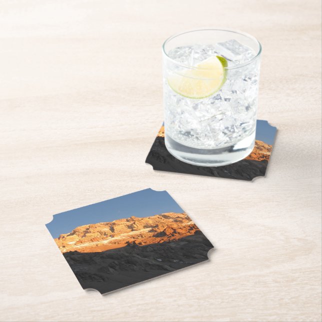 Super solnedgångsutsikt, Mount Aconcagua, Argentin Underlägg Papper (Insitu)