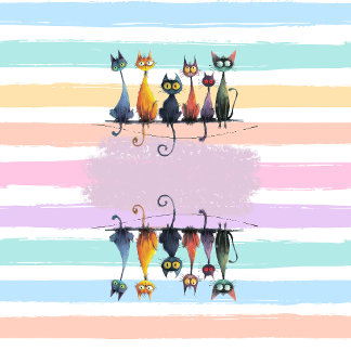 Super söt galen katt Namn Ram Design på detta Kudde