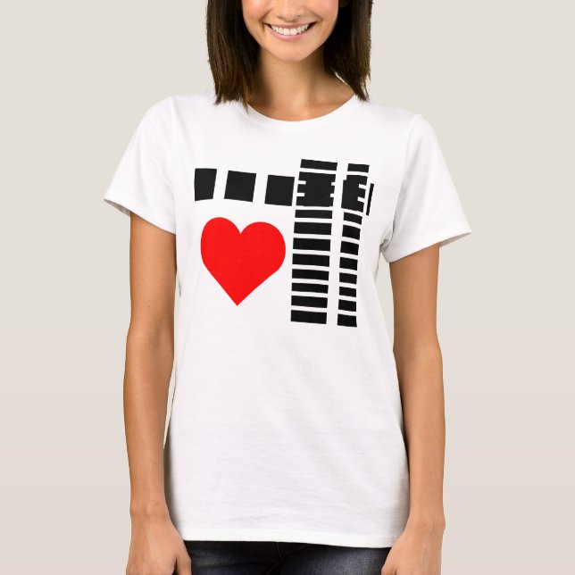 Super Söt Hjärtan T-Shirt (Framsida)