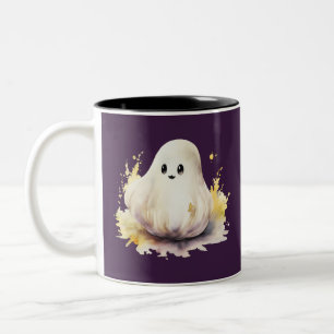 Super Söt Spök Kuslig Skum Rojlig Halloween Två-Tonad Mugg