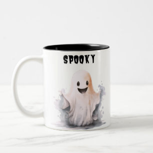Super Söt Spök Kuslig Skum Rojlig Halloween Två-Tonad Mugg