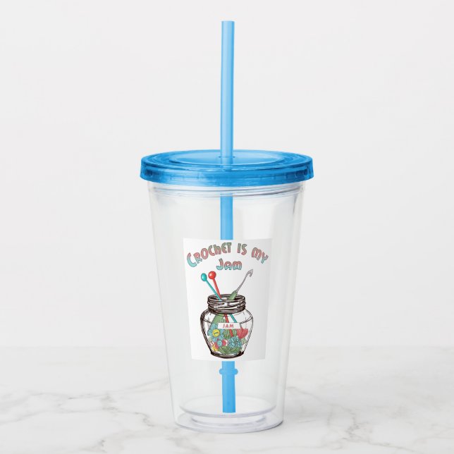 Super Söt “Virka Är Min Grej” Take Away Mugg (Framsida)
