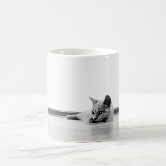 SUPER SÖTT Kattungeporträtt Kaffemugg (Center)