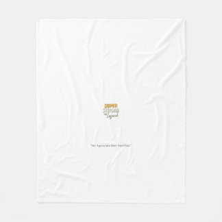 Super Step Dad the Legend Blanket – Cozy Gift Fleecefilt