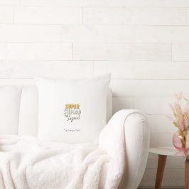 Super Step Dad the Legend Pillow – Heartfelt Gift Kudde