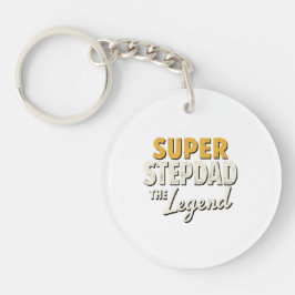 Super Step Pappa den legendariska nyckelring Hjärt