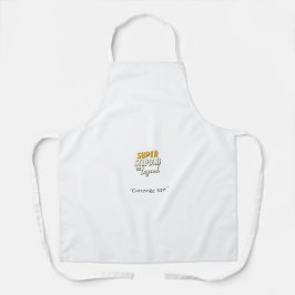 Super Step Pappa - Legenden Förkläde – BBQ-present