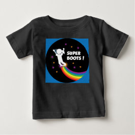 Super stövlar klumpfot medvetenhet småbarn t-shirt