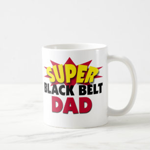 Super svartbältespappa kaffemugg