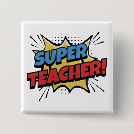 Super Teacher Comic Style Knapp