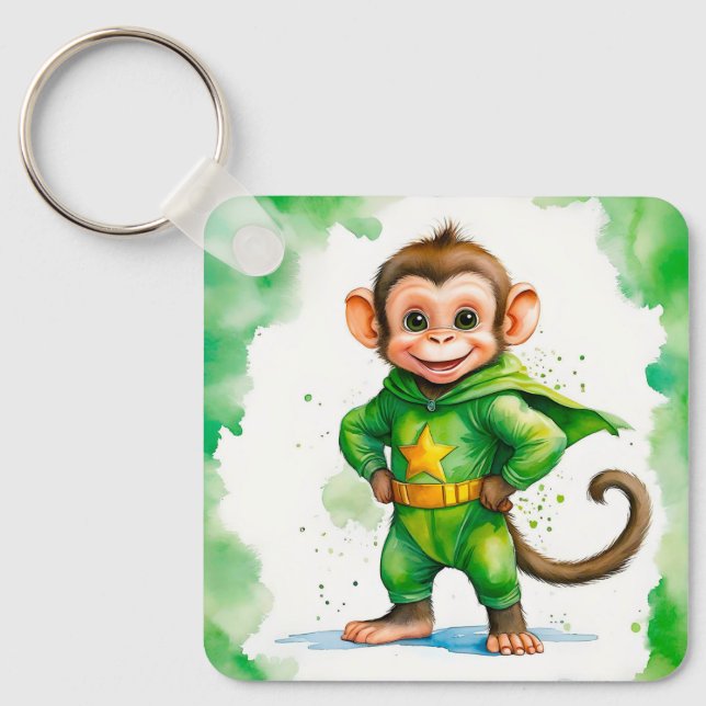 Superaffe Nyckelring (Framsida)
