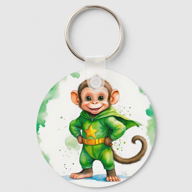 Superaffe Nyckelring (Framsida)