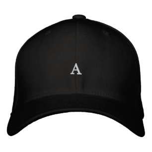 Superanpassad "A"-monogram Cool Times Roman-tecken Broderad Keps