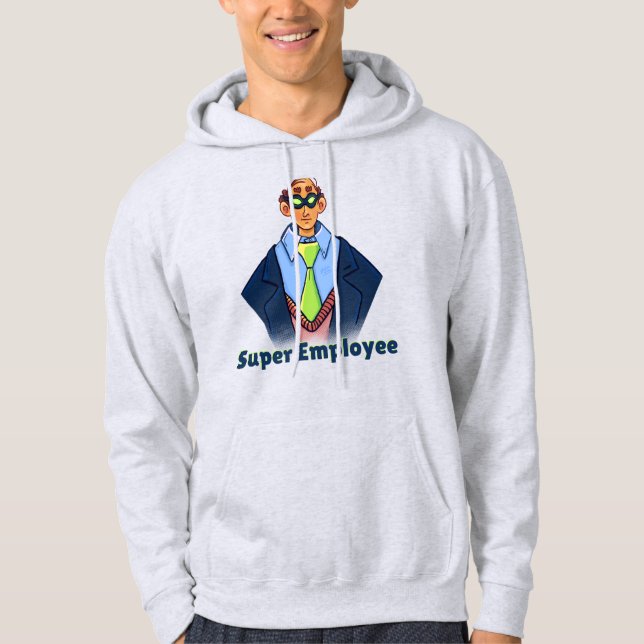 Superanställd Hoodie (Framsida)