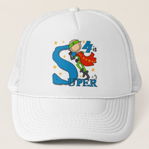 Superassistance Boy 4e födelsedagen Tshirts och Gi Keps