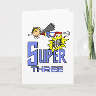 Superassistance Girl 3rd Birthday Tshirts and Gift Kort