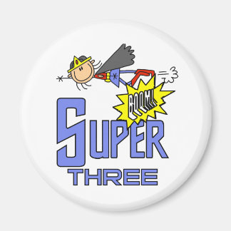 Superassistance Girl 3rd Birthday Tshirts and Gift Magnet