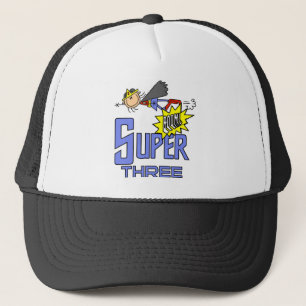 Superassistance Girl 3rd Birthday Tshirts and Gift Truckerkeps