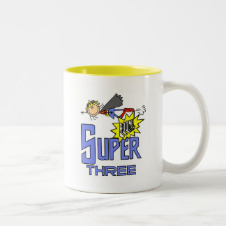 Superassistance Girl 3rd Birthday Tshirts and Gift Två-Tonad Mugg