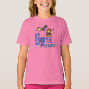 Superassistance Girl 4e födelsedagen Tshirts och G